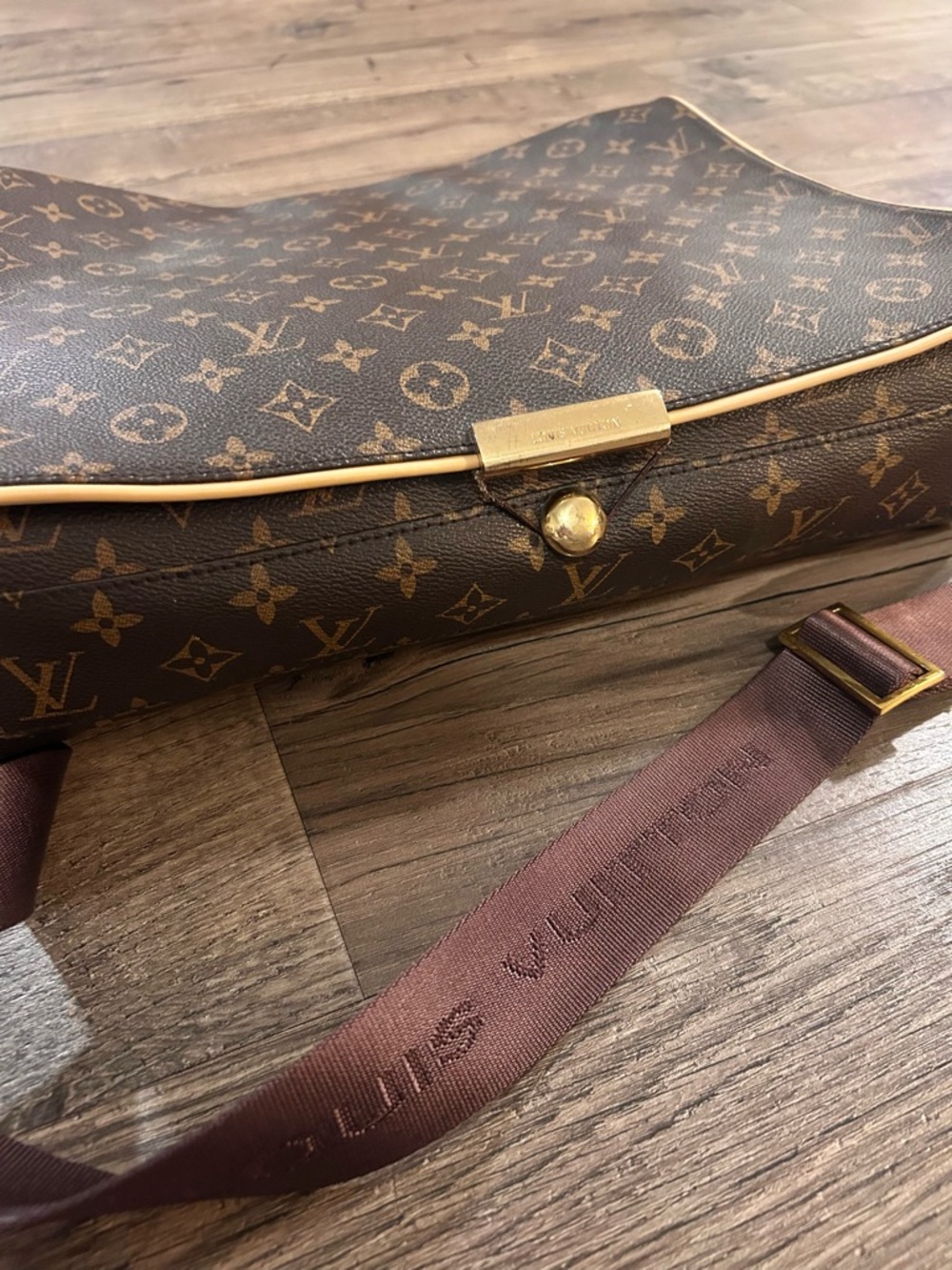 Vintage Louis Vuitton Monogram Canvas Abbesses Messenger Laptop Bag - Picture 6 of 15